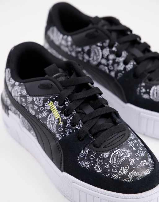 Zapatillas deportivas negras con estampado de cachemir Cali Sport de PUMA, 2 de 4