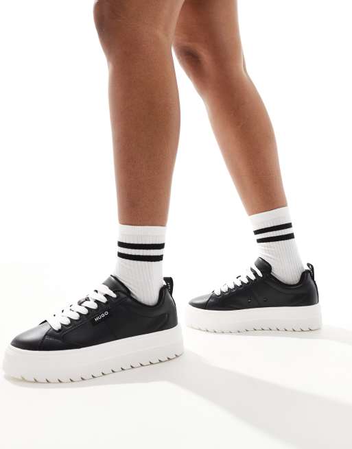 Zapatillas deportivas negras con suela gruesa Lyssa de HUGO Red