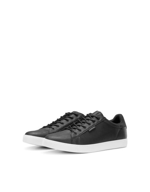Zapatillas deportivas negras de cuero sintético de Jack & Jones, 2 de 4