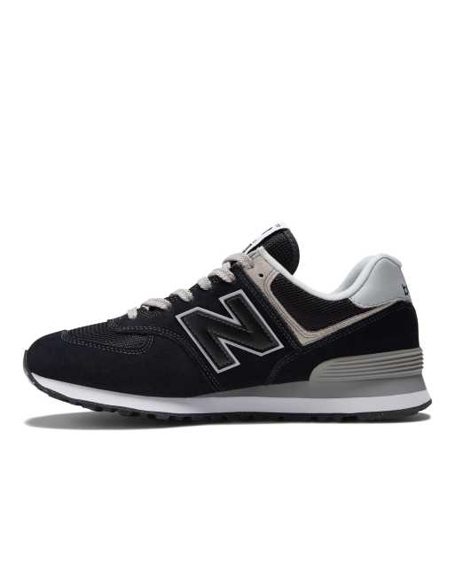 Zapatillas deportivas negras y grises 574 de New Balance, 2 de 4