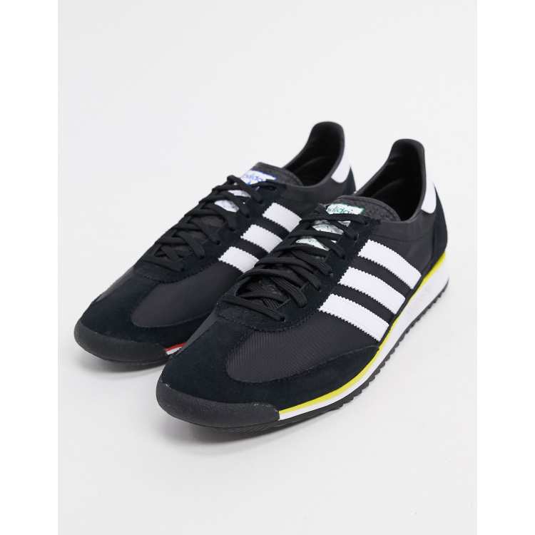 Zapatillas en ante negro SL 72 de adidas ASOS