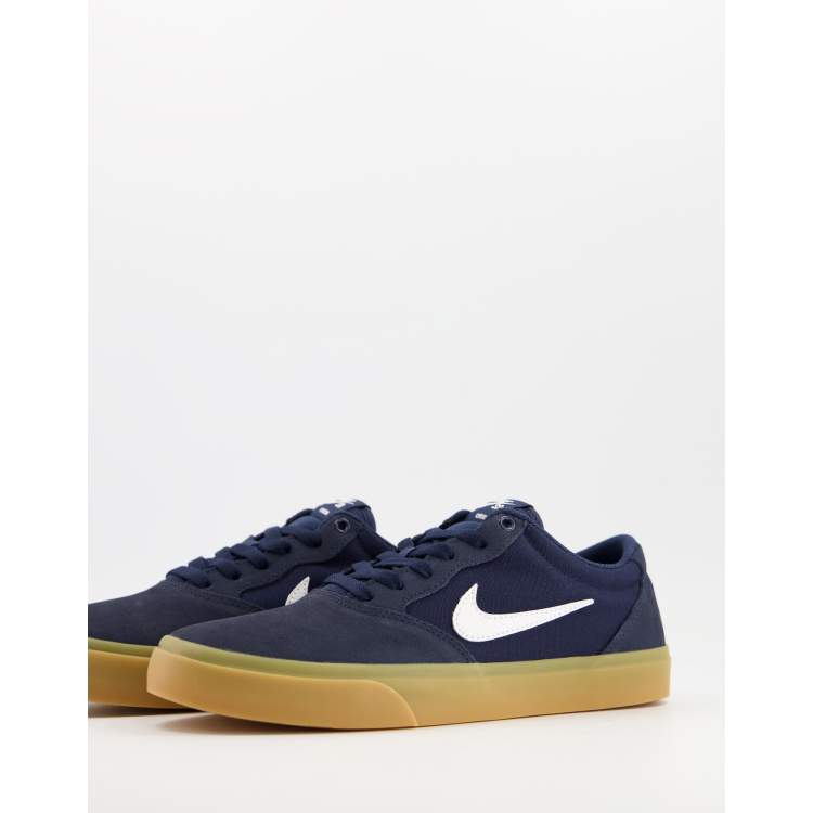 hacha esposa Bajo mandato Zapatillas en azul marino/goma Chron Solarsoft de Nike SB | ASOS