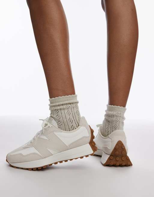 Zapatillas en beis 327 de New Balance, 4 de 5