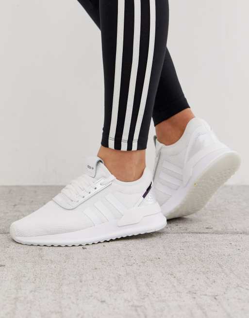 algodón petróleo Aproximación Zapatillas en blanco U Path Run de adidas Originals | ASOS