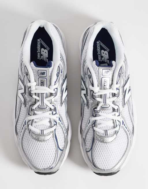 Zapatillas en blanco y azul marino 740 de New Balance , 2 de 5