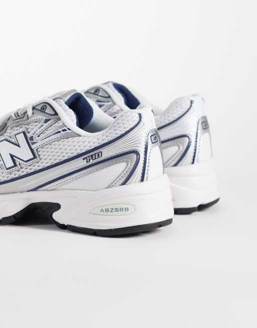 Zapatillas en blanco y azul marino 740 de New Balance , 4 de 5