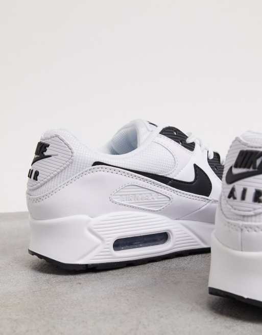 Nike air max blanco y clearance negro