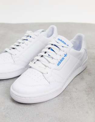 Zapatillas en blanco y p jaro azul Continental 80 de adidas