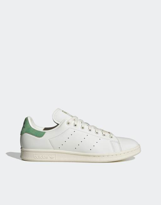 Zapatillas en blanco y verde Stan Smith de adidas Originals
