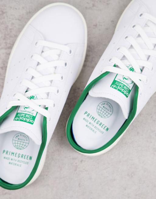 Adidas Originals Stan Stan Smith Blancas Y Verdes Zapatillas En
