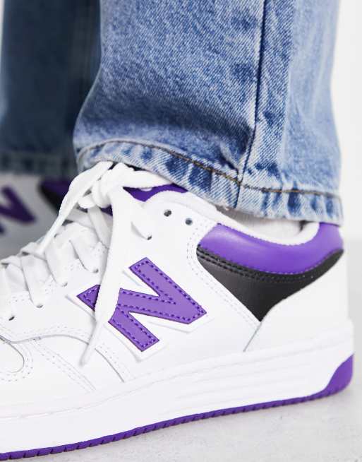 Zapatillas en blanco y violeta 480 New Balance | ASOS