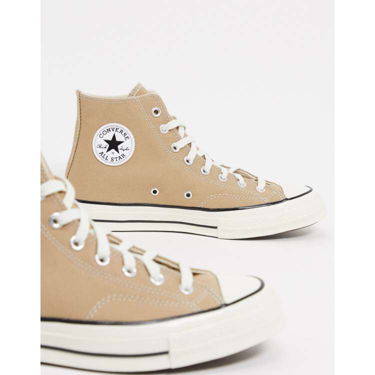 Zapatillas en color arena Chuck 70 Hi de Converse