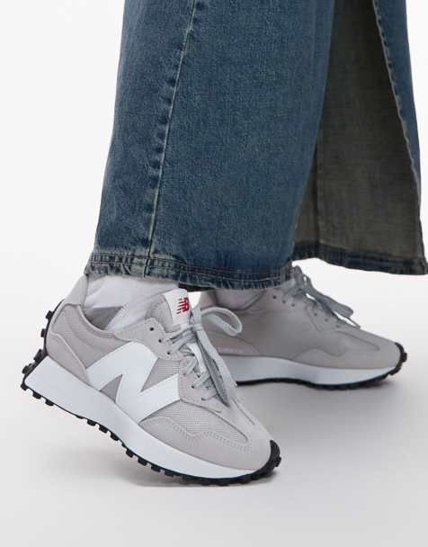 New balance mujer 2025 gris y blanco