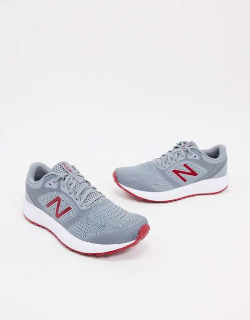 New balance 2025 gris y rojo