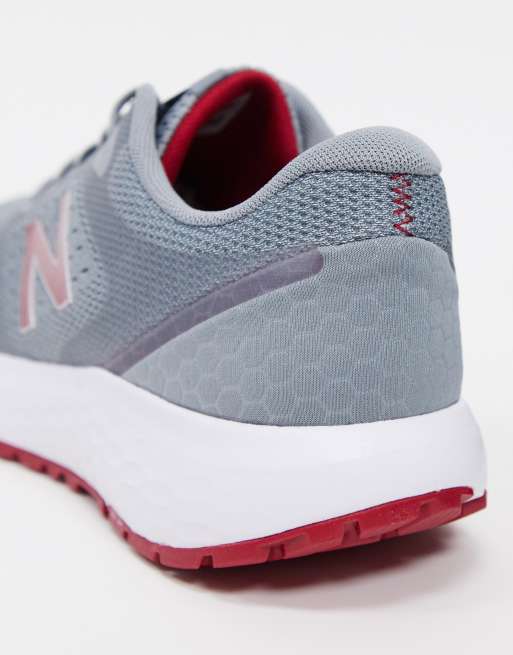 New balance hotsell gris y rojo