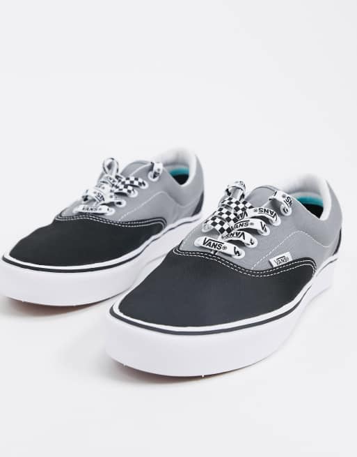 Zapatos vans gris con negro outlet ropa