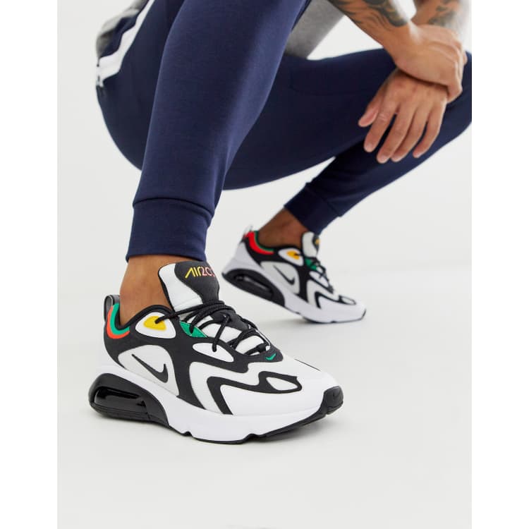 cartucho servidor Decorar Zapatillas en negro y blanco Air Max 200 de Nike | ASOS