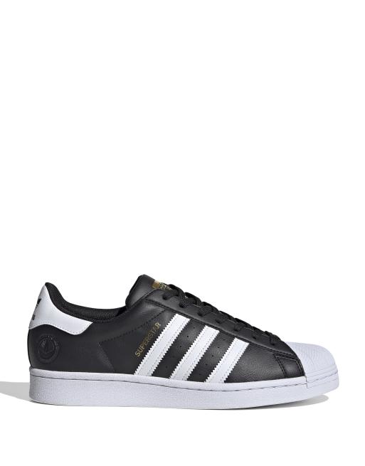 Zapatillas en negro y blanco Superstar de adidas Originals