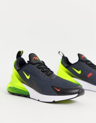 Zapatillas en negro y verde Air Max 270 Retro Future de Nike | ASOS