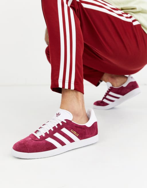 oscuridad recursos humanos Permeabilidad Zapatillas en rojo Gazelle de adidas Originals | ASOS