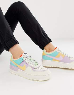 absceso anchura República Zapatillas en tono pastel Air Force 1 Shadow de Nike | ASOS