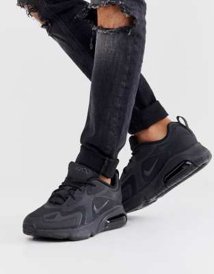 nike air max 200 mujer negro