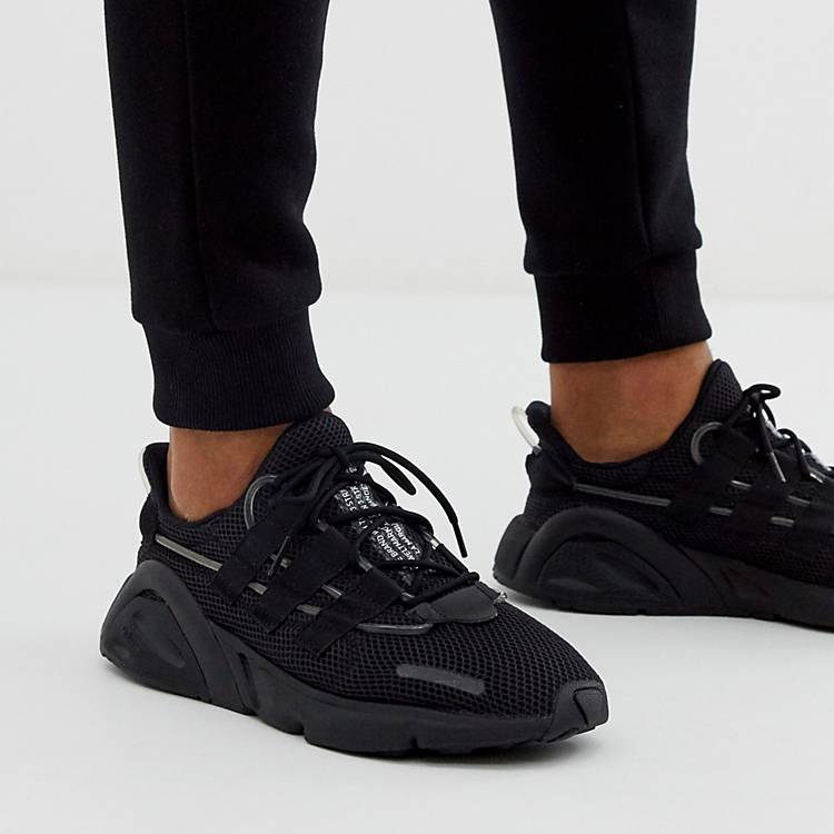 audición Cambiarse de ropa El diseño Zapatillas en triple negro LXCON Adiprene de adidas Originals | ASOS
