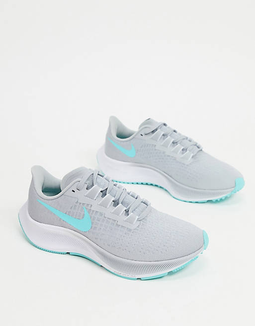 sin cable Acechar fluido Zapatillas grises Air Zoom Pegasus 37 de Nike Running | ASOS