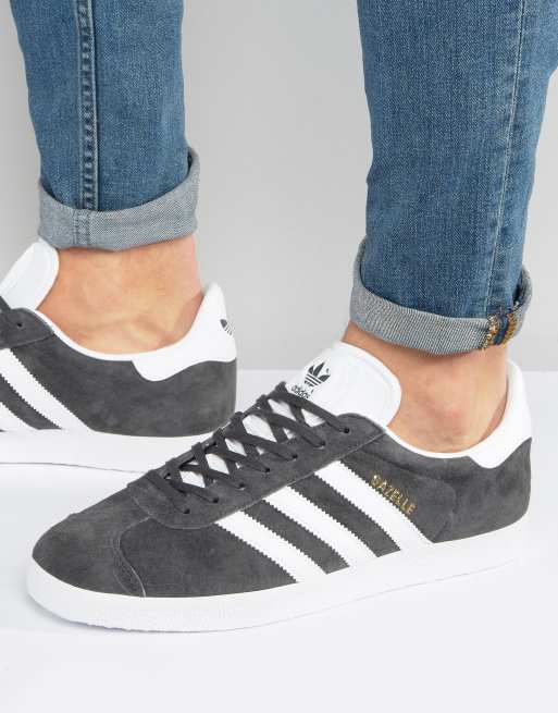 Adidas gazelle 2025 gris puestas