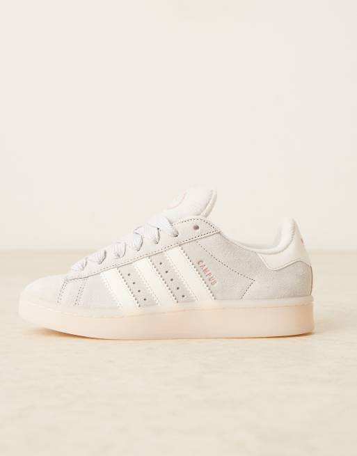 Zapatillas grises y blanco tiza Campus 00s de adidas Originals ASOS
