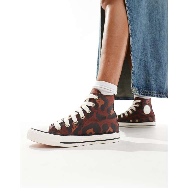 Converse estampado leopardo best sale