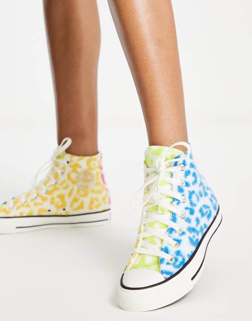 Converse de hot sale leopardo