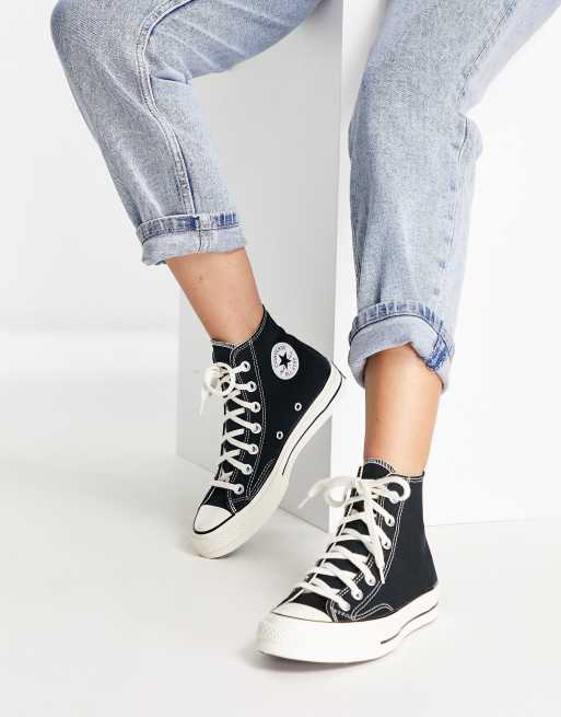 compañerismo Inmunizar casual Zapatillas hi-top negras Chuck '70 de Converse | ASOS