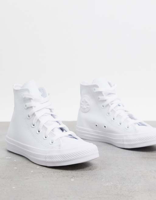 converse all star cuero blanco converse all star cuero blanco