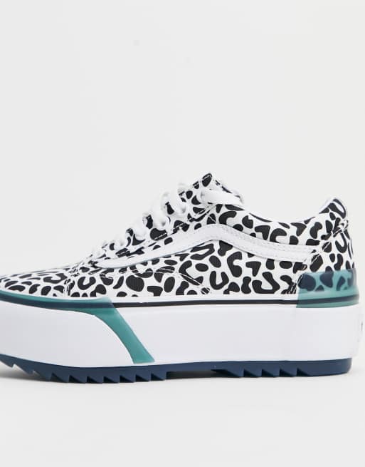 Vans plataforma online leopardo