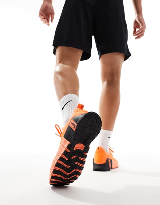 Zapatillas naranjas Free Metcon 6 de Nike Training, 3 de 5