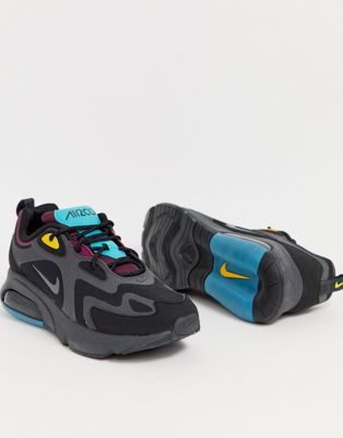 Zapatillas negras Air Max 200 de Nike افضل اوميغا  للرجال
