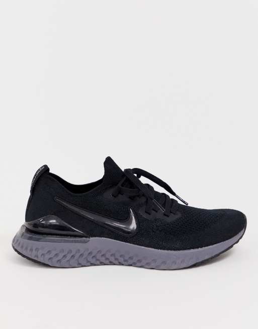 Nike epic discount react flyknit negras