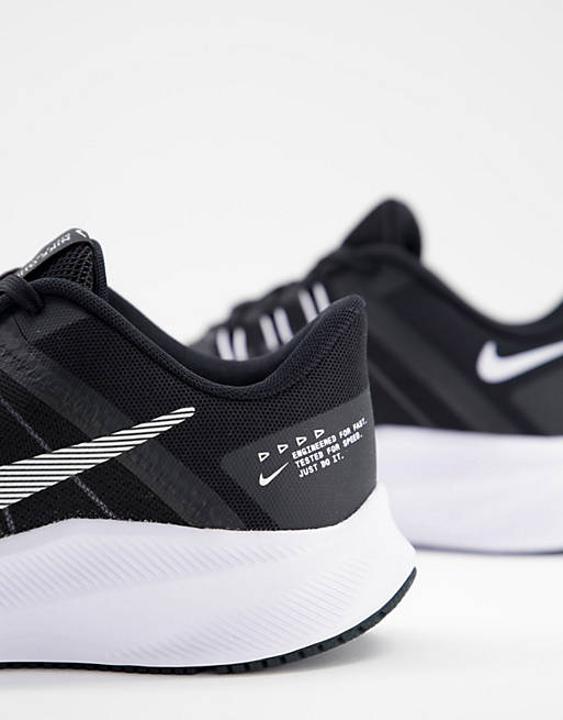 Legibilidad propiedad superficie Zapatillas negras Quest 4 de Nike Running | ASOS