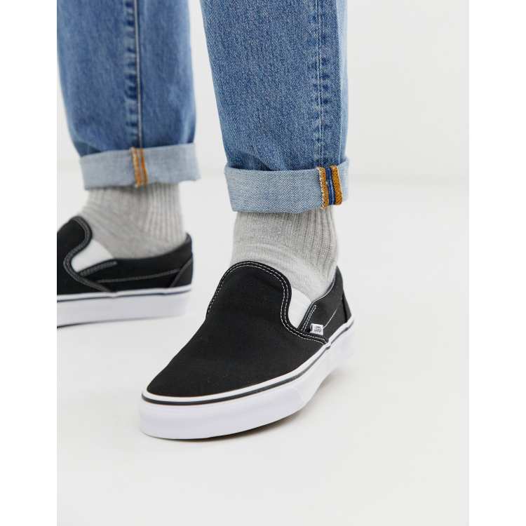 Zapatillas negras sin cordones de Vans | ASOS