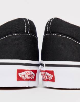 vans negras sin cordones