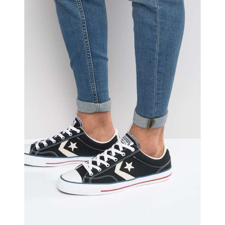 Converse star player ox negras outlet mujer