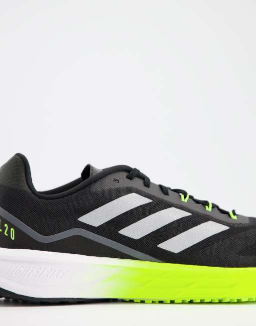 Adidas negras y online amarillas