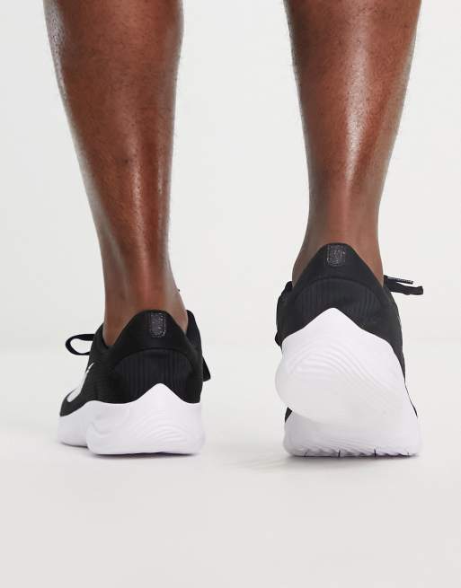 Zapatillas negras blancas Flex Experience Run de Running | ASOS