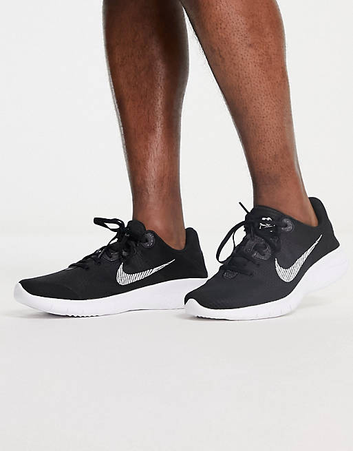 sílaba Renacimiento Teseo Zapatillas negras y blancas Flex Experience Run 11 de Nike Running | ASOS