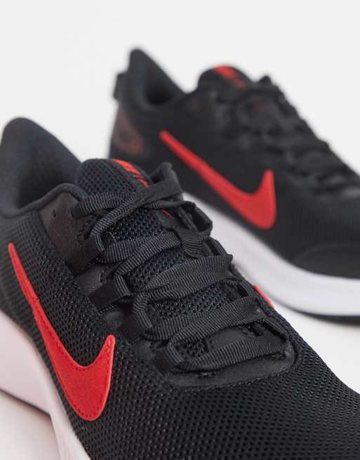 Zapatillas nike rojas store y negras