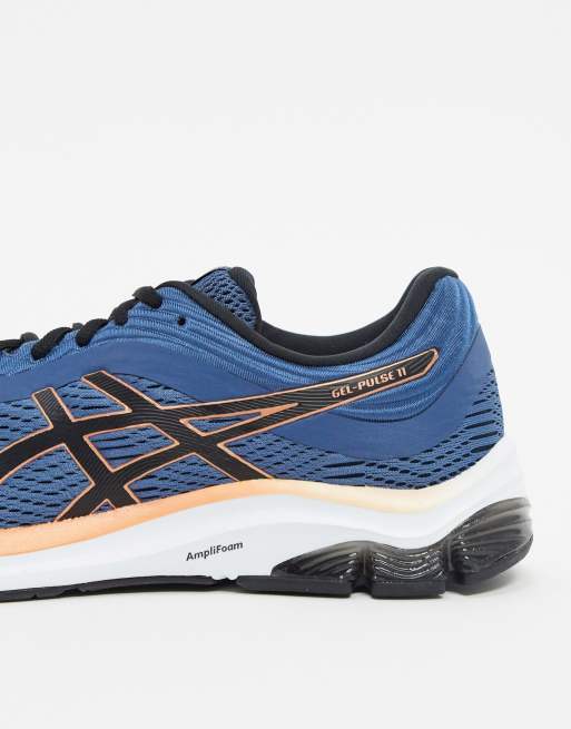 Zapatillas para en azul naranja gel pulse 11 de Asics |