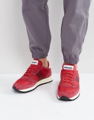 Zapatillas rojas Jazz Original Vintage S70368-6 de Saucony | ASOS