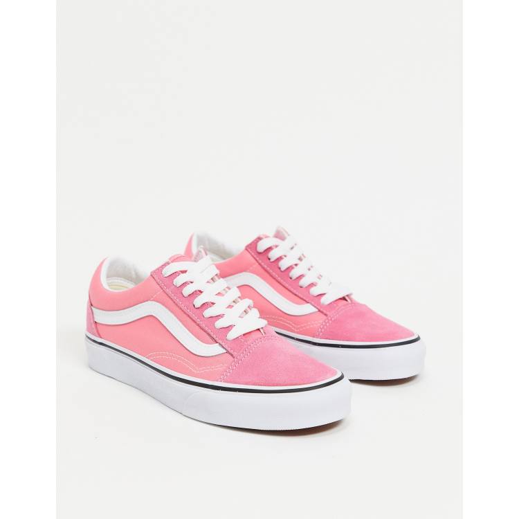 Vans old discount skool rosas hombre