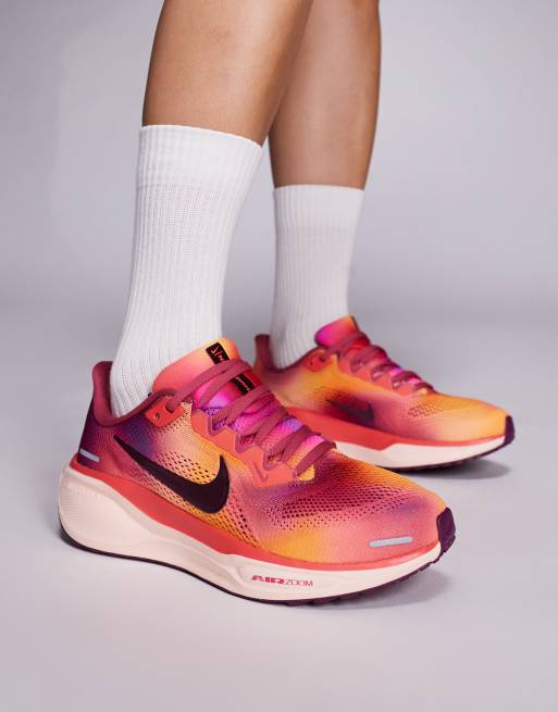 Zapatillas rosas y naranjas Air Zoom Pegasus 41 de Nike Running, 5 de 5